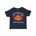 thumbnail image 1 of Inktastic I Love Thanksgiving with My Family-happy Turkey Boys or Girls Toddler T-Shirt, 1 of 5