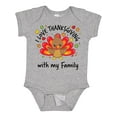 thumbnail image 1 of Inktastic I Love Thanksgiving with My Family-happy Turkey Boys or Girls Baby Bodysuit, 1 of 5