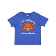 thumbnail image 1 of Inktastic I Love Thanksgiving with my Family-happy turkey Boys or Girls Baby T-Shirt, 1 of 5