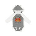 thumbnail image 1 of Inktastic I Love Thanksgiving with My Family-happy Turkey Boys or Girls Long Sleeve Baby Bodysuit, 1 of 5