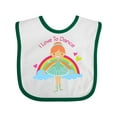 thumbnail image 1 of Inktastic I Love To Dance Ballet Girls Baby Bib, 1 of 4