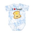 thumbnail image 1 of Inktastic I Love Toast Boys or Girls Baby Bodysuit, 1 of 5