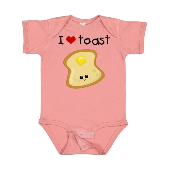 Inktastic I Love Toast Boys or Girls Baby Bodysuit