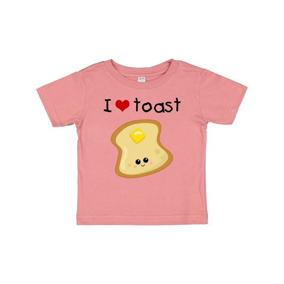 Inktastic I Love Toast Boys or Girls Baby T-Shirt