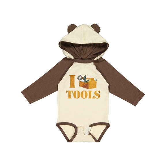 Inktastic I Love Tools Boys or Girls Long Sleeve Baby Bodysuit
