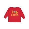thumbnail image 1 of Inktastic I Love Tools Boys or Girls Long Sleeve Toddler T-Shirt, 1 of 5