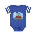 thumbnail image 1 of Inktastic I Love Trains Boys or Girls Baby Bodysuit, 1 of 5