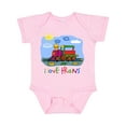 thumbnail image 1 of Inktastic I Love Trains Boys or Girls Baby Bodysuit, 1 of 5