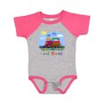 thumbnail image 1 of Inktastic I Love Trains Boys or Girls Baby Bodysuit, 1 of 5