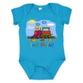 thumbnail image 1 of Inktastic I Love Trains Boys or Girls Baby Bodysuit, 1 of 5