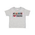 thumbnail image 1 of Inktastic I Love Trains Boys or Girls Baby T-Shirt, 1 of 5