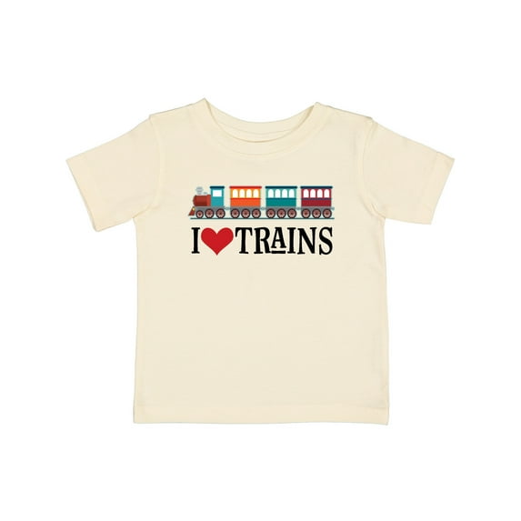 Inktastic I Love Trains Boys or Girls Baby T-Shirt
