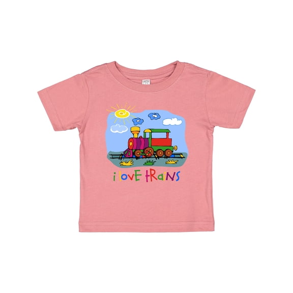 Inktastic I Love Trains Boys or Girls Baby T-Shirt