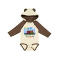 thumbnail image 1 of Inktastic I Love Trains Boys or Girls Long Sleeve Baby Bodysuit, 1 of 5