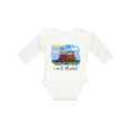 thumbnail image 1 of Inktastic I Love Trains Boys or Girls Long Sleeve Baby Bodysuit, 1 of 5