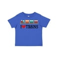 thumbnail image 1 of Inktastic I Love Trains Boys or Girls Toddler T-Shirt, 1 of 5