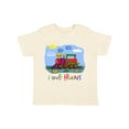 thumbnail image 1 of Inktastic I Love Trains Boys or Girls Toddler T-Shirt, 1 of 5