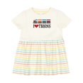 thumbnail image 1 of Inktastic I Love Trains Girls Baby Dress, 1 of 5