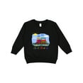 thumbnail image 1 of Inktastic I Love Trains Toddler Sweatshirt, 1 of 4