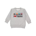 thumbnail image 1 of Inktastic I Love Trains Toddler Sweatshirt, 1 of 4