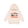 thumbnail image 1 of Inktastic I Love Trucks Toddler Hoodie, 1 of 4