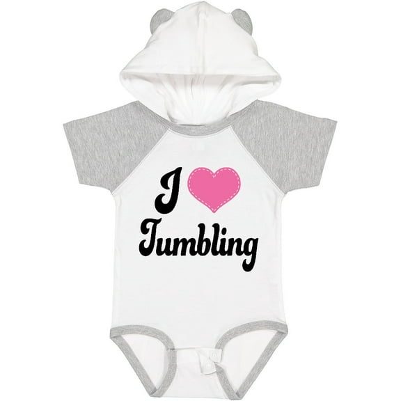Inktastic I Love Tumbling Girls Baby Bodysuit