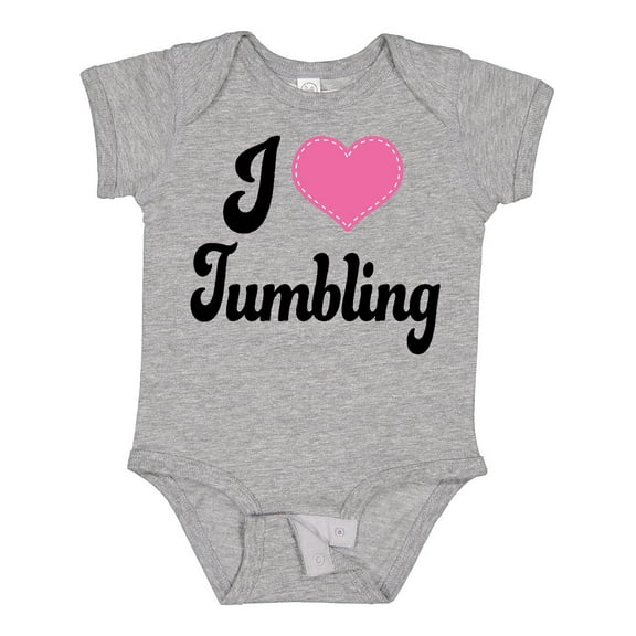 Inktastic I Love Tumbling Girls Baby Bodysuit