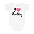 thumbnail image 1 of Inktastic I Love Tumbling Girls Baby Bodysuit, 1 of 5