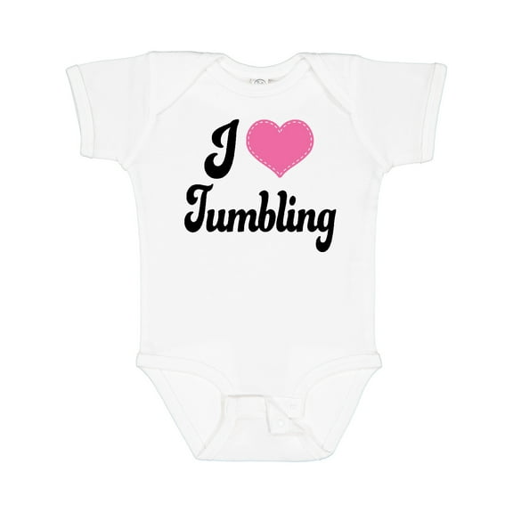 Inktastic I Love Tumbling Girls Baby Bodysuit