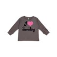 thumbnail image 1 of Inktastic I Love Tumbling Girls Long Sleeve Toddler T-Shirt, 1 of 5