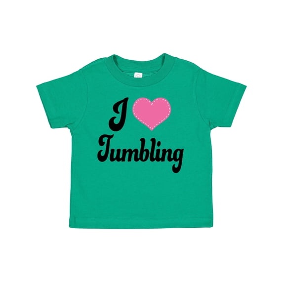 Inktastic I Love Tumbling Girls Toddler T-Shirt