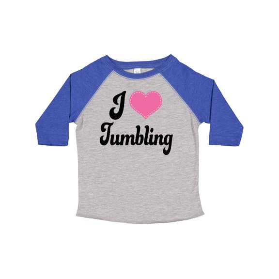 Inktastic I Love Tumbling Girls Toddler T-Shirt