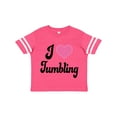 thumbnail image 1 of Inktastic I Love Tumbling Girls Toddler T-Shirt, 1 of 5