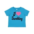 thumbnail image 1 of Inktastic I Love Tumbling Girls Toddler T-Shirt, 1 of 5