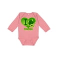 thumbnail image 1 of Inktastic I Love Turtles Boys or Girls Long Sleeve Baby Bodysuit, 1 of 5