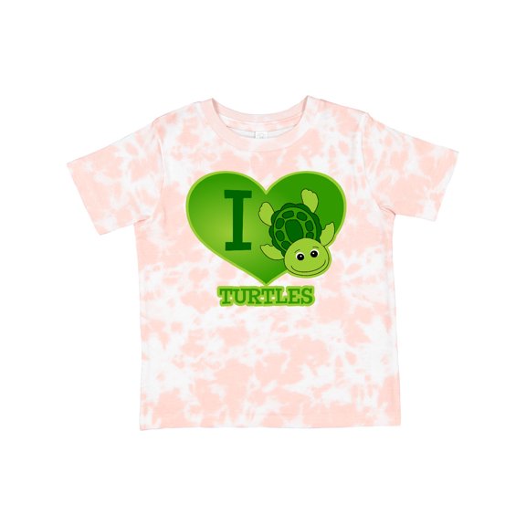 Inktastic I Love Turtles Boys or Girls Toddler T-Shirt