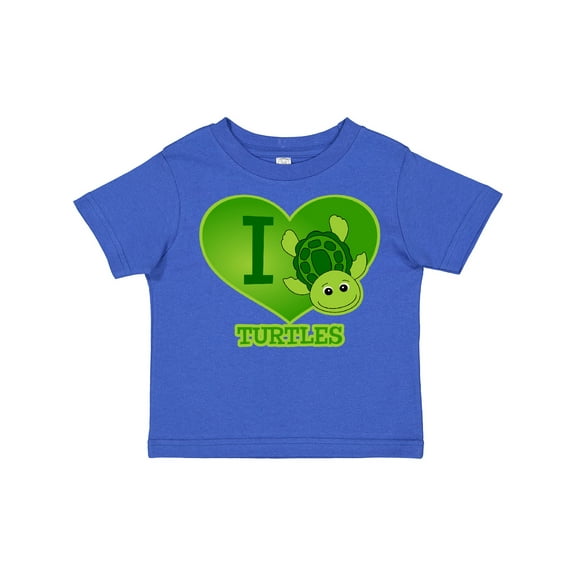 Inktastic I Love Turtles Boys or Girls Toddler T-Shirt