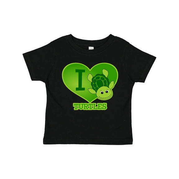 Inktastic I Love Turtles Boys or Girls Toddler T-Shirt