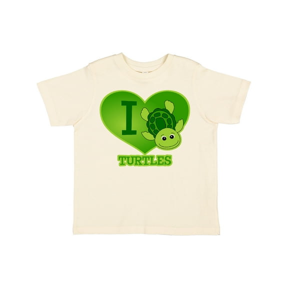 Inktastic I Love Turtles Boys or Girls Toddler T-Shirt