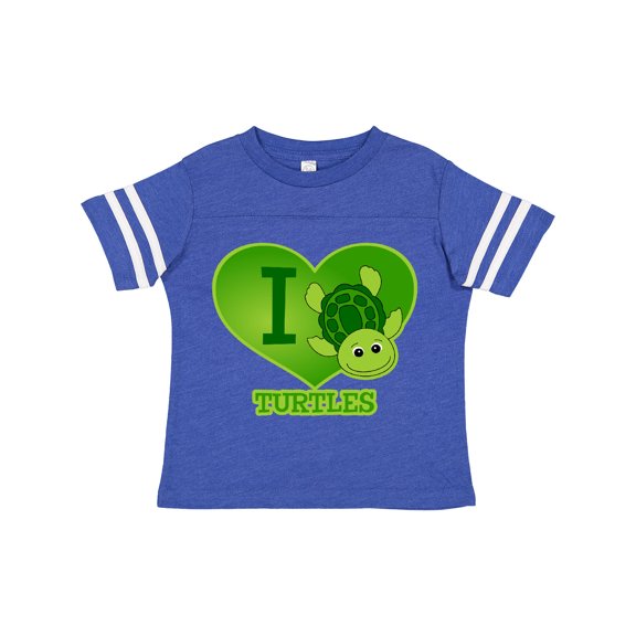 Inktastic I Love Turtles Boys or Girls Toddler T-Shirt
