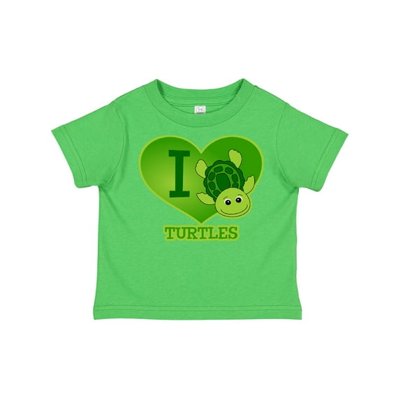 Inktastic I Love Turtles Boys or Girls Toddler T-Shirt