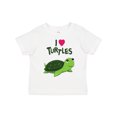 thumbnail image 1 of Inktastic I Love Turtles Boys or Girls Toddler T-Shirt, 1 of 5