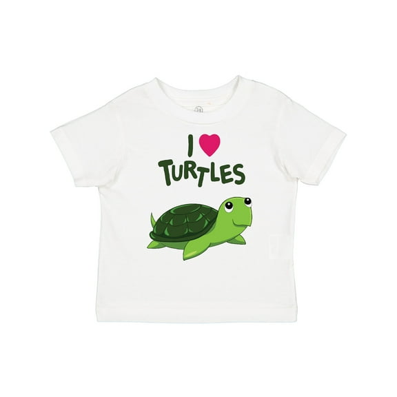 Inktastic I Love Turtles Boys or Girls Toddler T-Shirt