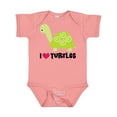 thumbnail image 1 of Inktastic I Love Turtles Cute Kids Boys or Girls Baby Bodysuit, 1 of 5