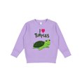 thumbnail image 1 of Inktastic I Love Turtles Toddler Sweatshirt, 1 of 4