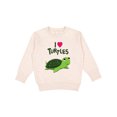 thumbnail image 1 of Inktastic I Love Turtles Toddler Sweatshirt, 1 of 4