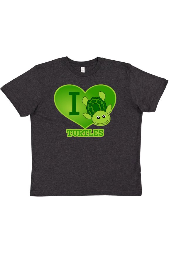 I Love Turtles Youth T-Shirt