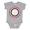 thumbnail image 1 of Inktastic I Love Volleyball Sports Girls Baby Bodysuit, 1 of 5