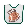 thumbnail image 1 of Inktastic I Love Watching Football with My Grandpa Boys or Girls Baby Bib, 1 of 4