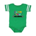thumbnail image 1 of Inktastic I Love You Grandma with Flowers Girls Baby Bodysuit, 1 of 5